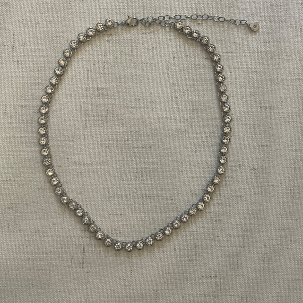 Chico's - Silverstone Tennis Necklace (NWT)